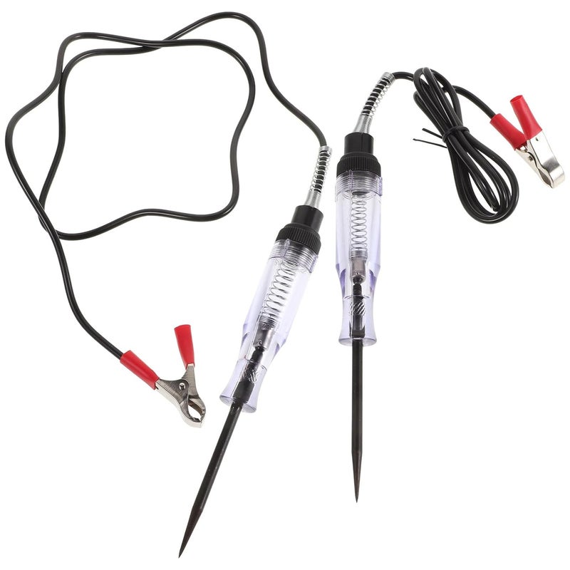 Economical varied design options Automotive Electrical Tester Pen 2pcs with Spring Cable 6v 12v 24v Vehicle Circuit Diagnostic Tool for Car Repair and Trailer Light Testing Globally popular elegant design Reliable durability UV resistant Modern look Exquisite workmanship Globally selected raw material All user group compatible Multi-use detailed build All budget friendly options Salt resistant coating Rare market product Limited edition Neat shape Diverse requirement fit Surface safe Widely used design Instant discount Multi-market matching options Local licensed courier Varied dimensions Local inventory listed item Growing sales Foldable Fresh arrival local warehouse - Image 1