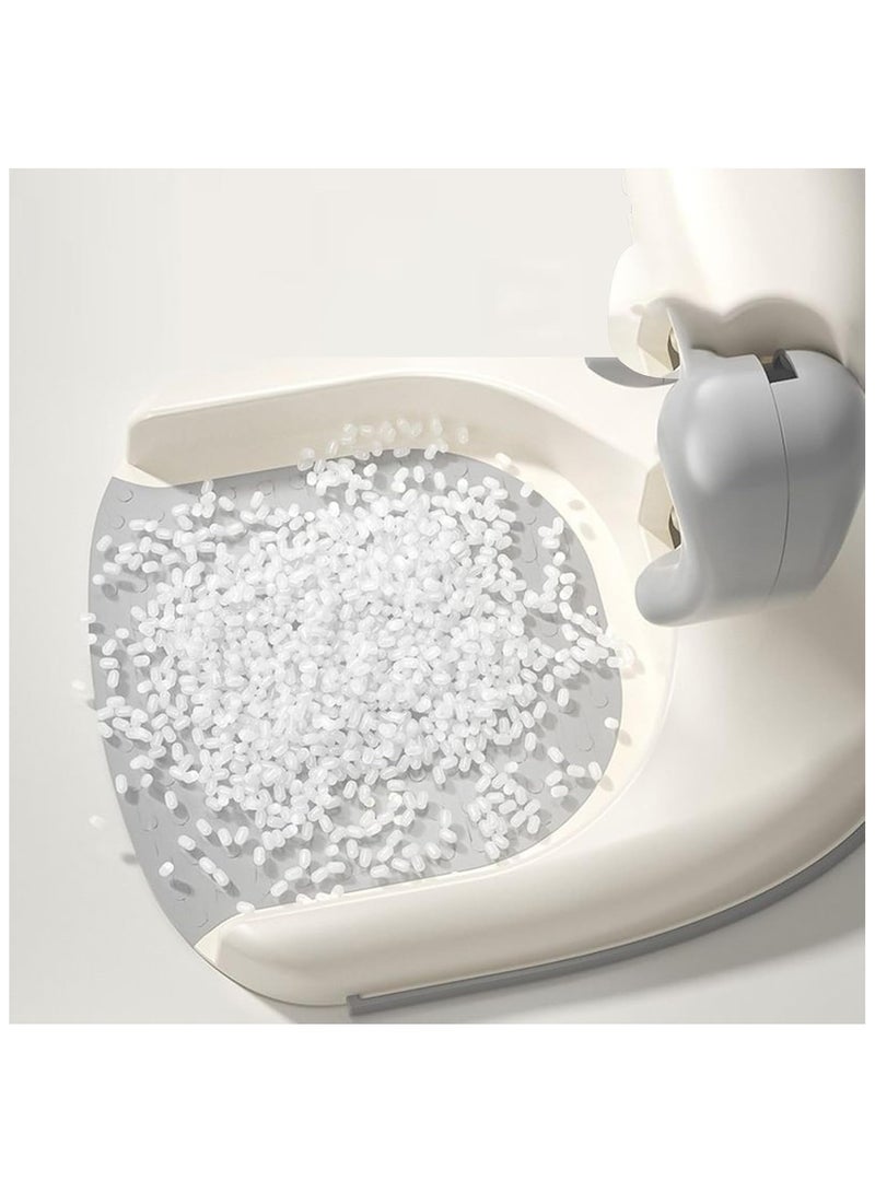 39x33.5x44 سم حامل دش الطفل القابل للضبط مع قاعدة مضادة للانزلاق، دعامة دائمة لدش الطفل، حامل ارتفاع قابل للضبط، دعامة دائمة لغسل الأطفال، جهاز حمام محمول للأطفال - Image 3