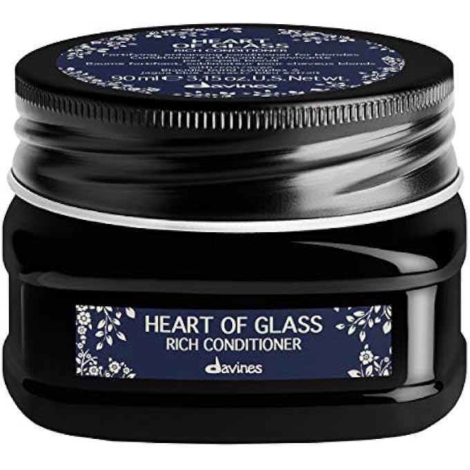 Davines HEART OF GLASS RICH CONDITIONER FOR BLONDE CARE, 3.15 OZ. - Image 1