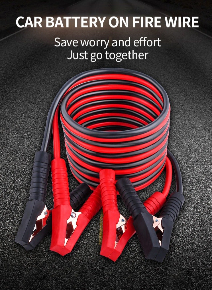 HERIOS Herios Heavy Duty Jumper Cables, 4 Metres Length, 2000 AMP, with Carrying Bag  - Image 2