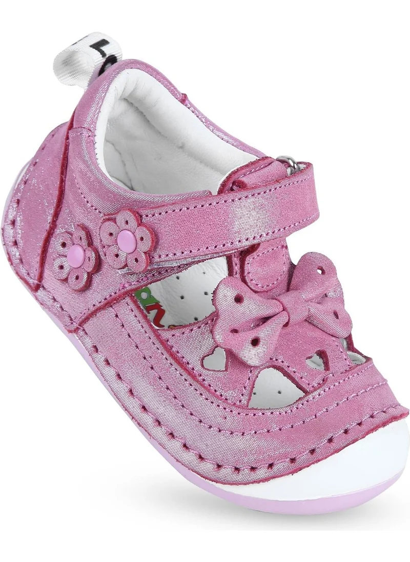 Kaptan Junior Ilkadım Genuine Leather Baby Girl Child Orthopedic Shoes Booties Imsk 301-X