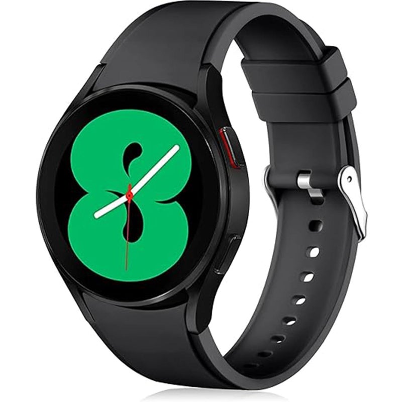 FENDOUNIU Silicone Replacement Strap for Samsung Galaxy Watch 7/6/5/4/Classic/Pro – 20mm/22mm No Gap Band - Image 2
