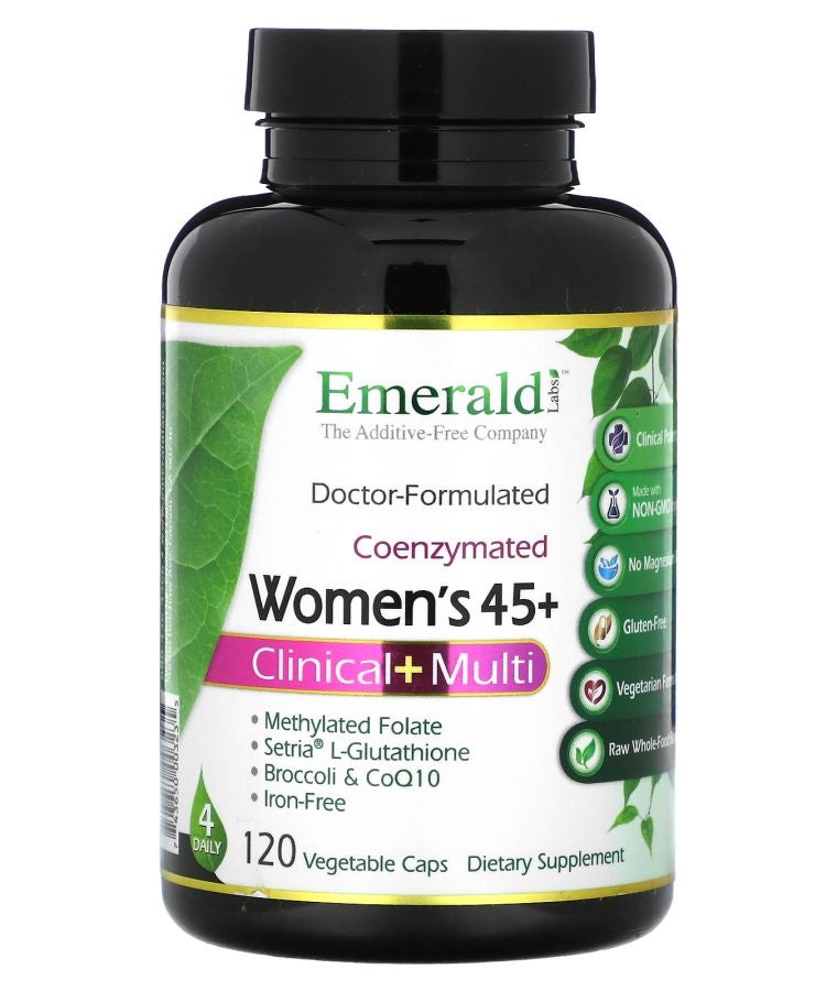 Emerald Laboratories Women's 45+ Clinical + Multi 120 Vegetable Caps