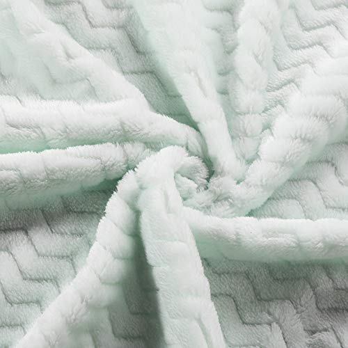 CREVENT 30''X40'' Soft Cozy Warm Baby Blankets for Boys Girls Solid Color - All Season Use - Newborn Essentials (Wave Avocado Green) - Image 4