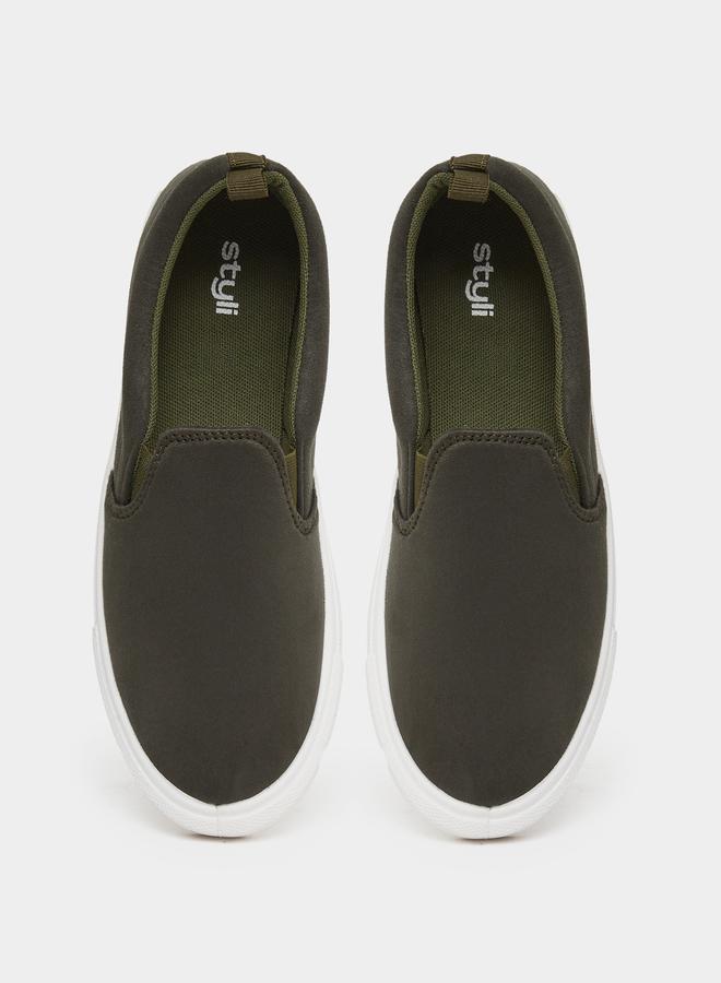 Styli Men Suede Look Slip-On Casual Shoes - Image 5