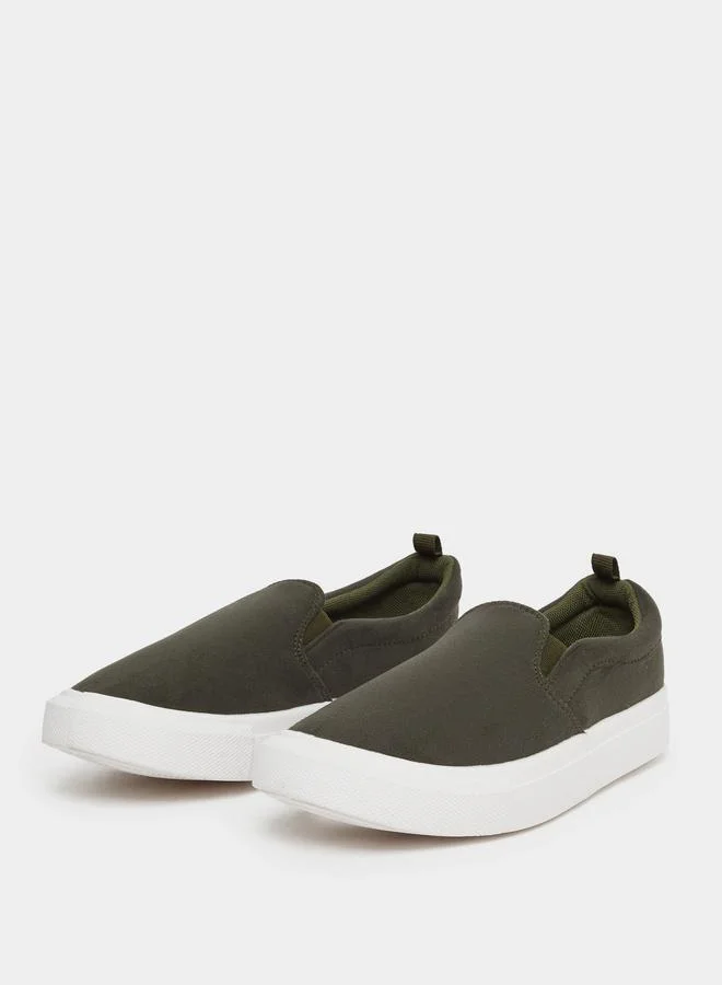 Styli Styli Men Suede Look Slip-On Casual Shoes