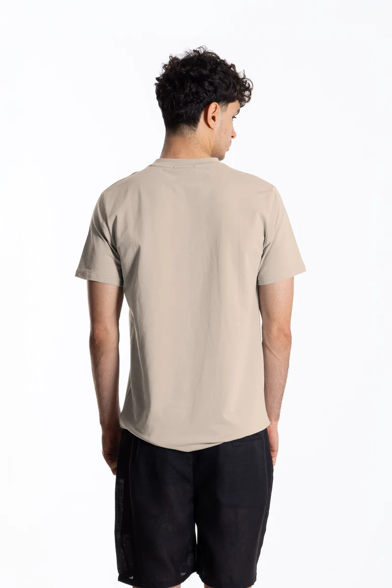 SHAPES COTTON BLEND PRINTED T-SHIRT