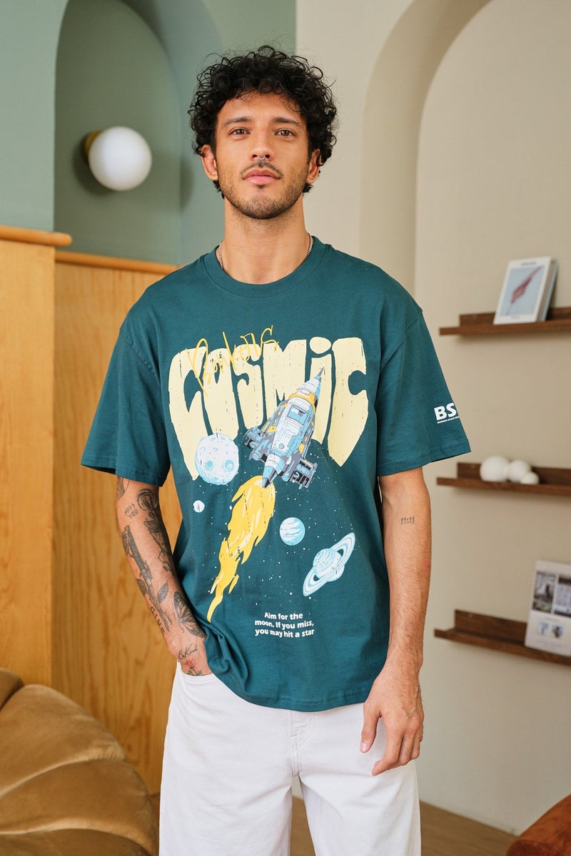 Bonkers Corner Cosmic Oversized T-shirt - Image 4
