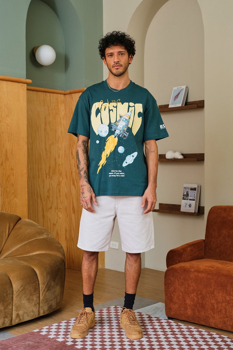 Bonkers Corner Cosmic Oversized T-shirt - Image 2