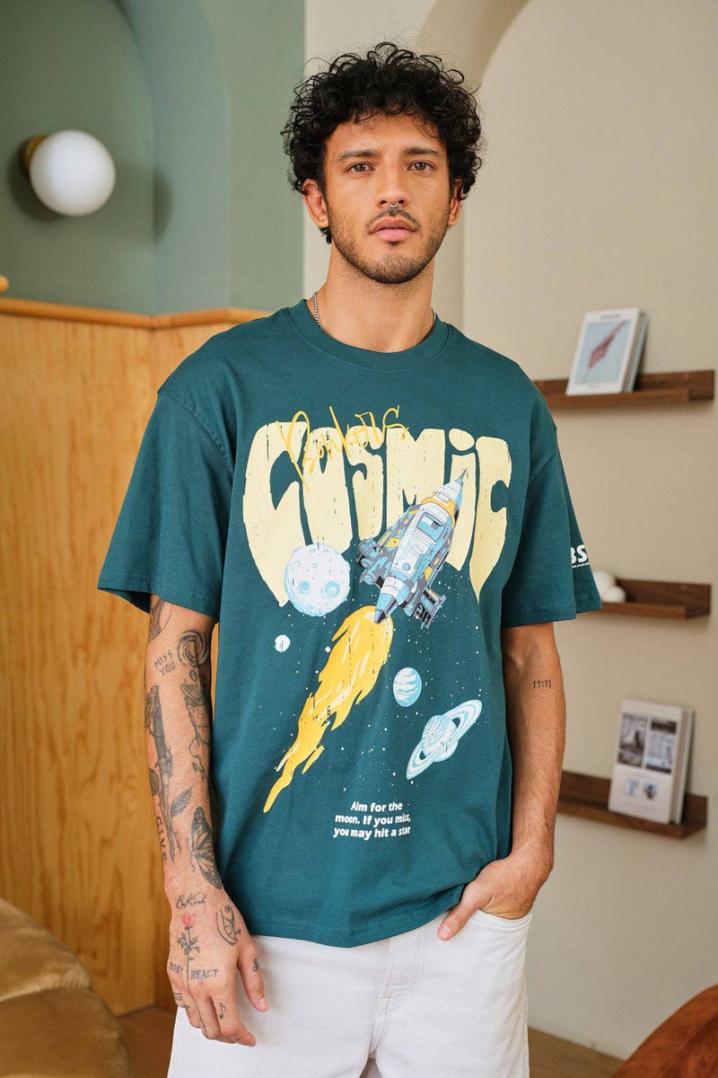 Bonkers Corner Cosmic Oversized T-shirt - Image 1
