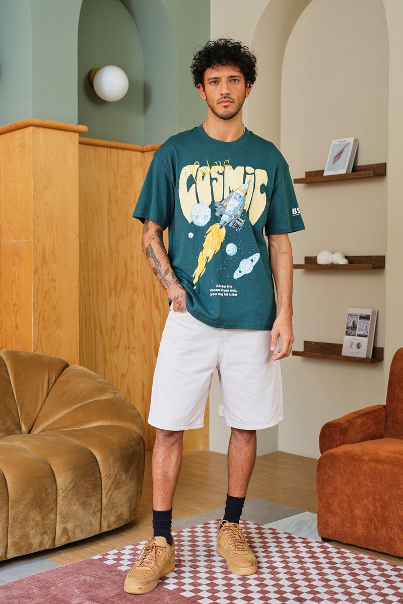 Bonkers Corner Cosmic Oversized T-shirt - Image 3