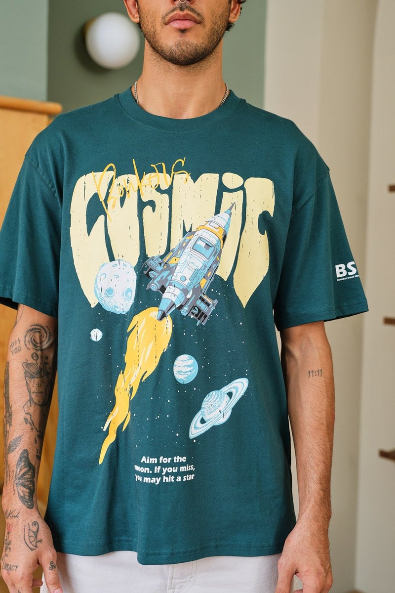 Bonkers Corner Cosmic Oversized T-shirt - Image 5