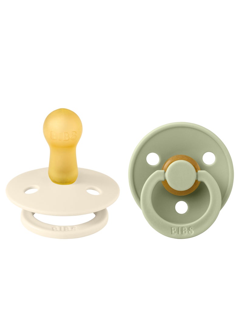 BIBS BIBS Pacifier Colour Round Pack of 2 Size 2 (+6 months)  - Image 2