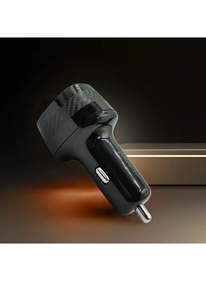 محول شاحن سيارة سريع LN997PD من LOGIO، 38 واط، PD 3.0 + QC 3.0، ثنائي المنافذ، مزود بخاصية توصيل الطاقة عبر USB-C وشحن سريع عبر USB-A، آمن، منخفض الطاقة، تصميم صغير الحجم، متوافق عالميًا مع الهواتف المحمولة وسماعات الرأس ومكبرات الصوت والكاميرات مع حماية متعددة - Image 4