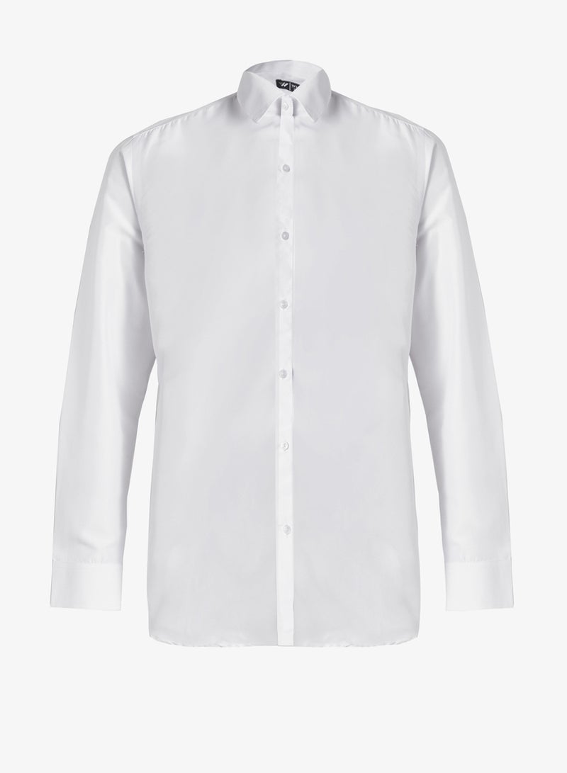 روبرت وود قميص قطني رسمي سادة - Image 1