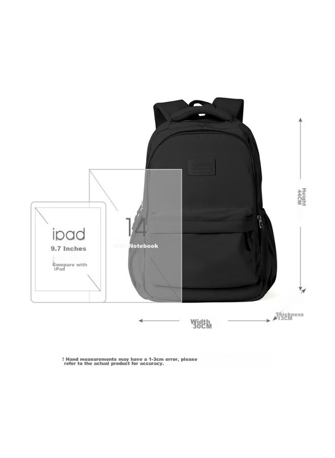 Landcase Backpack For Middle School Girls, High School And College Students, Campus Instagram Couple Backpack, Business Backpack, Laptop Bag 1606 Black - Image 4