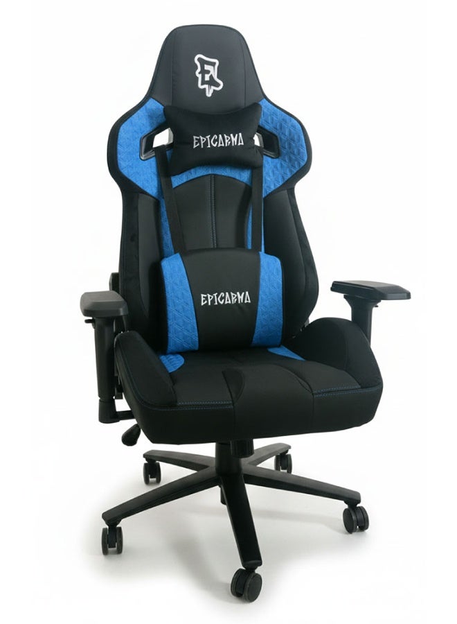 epicarma Ergonomic Gaming Chair with 4D Adjustable Armrests, 90°–160° Reclining Backrest, Lumbar & Neck Support, High-Back Racing Style PC Gaming Chair for Gamers, Office & Streaming Setup