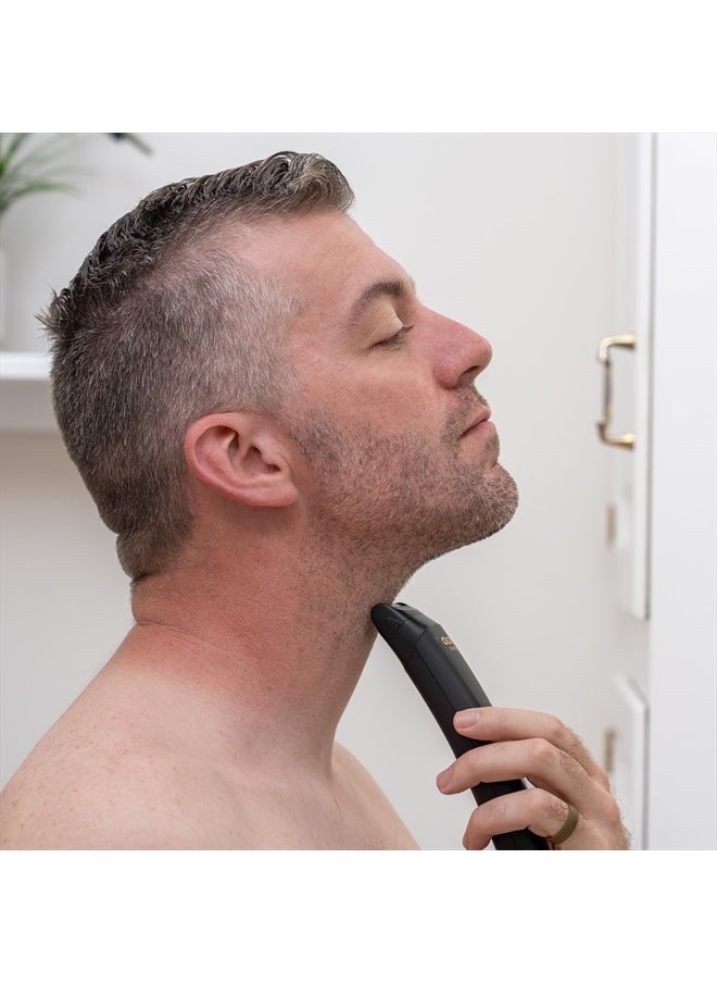 OLOV For Man - Beard Trimmer, All-in-One Mens Grooming Kit with Trimmer for Beard, Nose, Body, Groin and Face, Cordless Hair Clippers Electric Razor, Black - Image 1