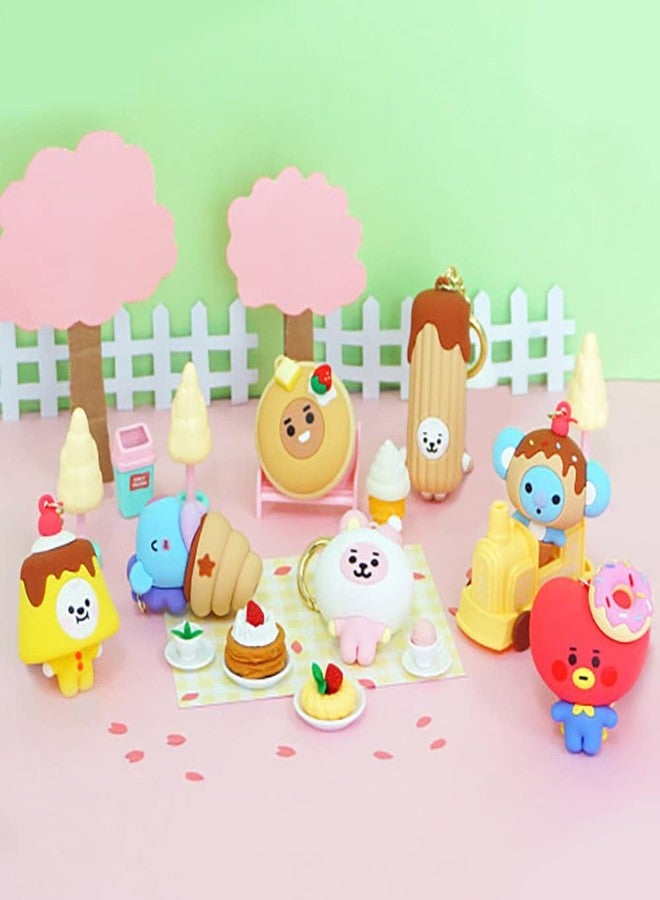 BT21 Dessert Shape Sweetie Figure Keychain Keyring (KOYA) - Image 4