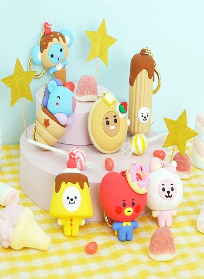 BT21 Dessert Shape Sweetie Figure Keychain Keyring (KOYA) - Image 3