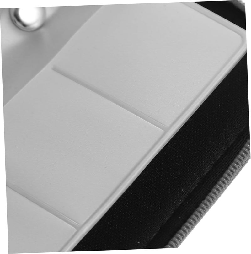TEHAUX Memory Card Storage Organizer for Secure Digital Cards 8 Pages 22 Slots Portable Zipper Case in Gray - Image 5