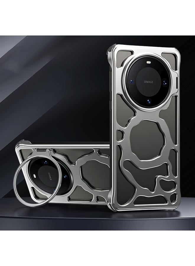 S-TOP Case For Huawei Mate 60 Pro+ Auspicious Cloud Series MagSafe Metal Phone Case with Bracket - Image 1