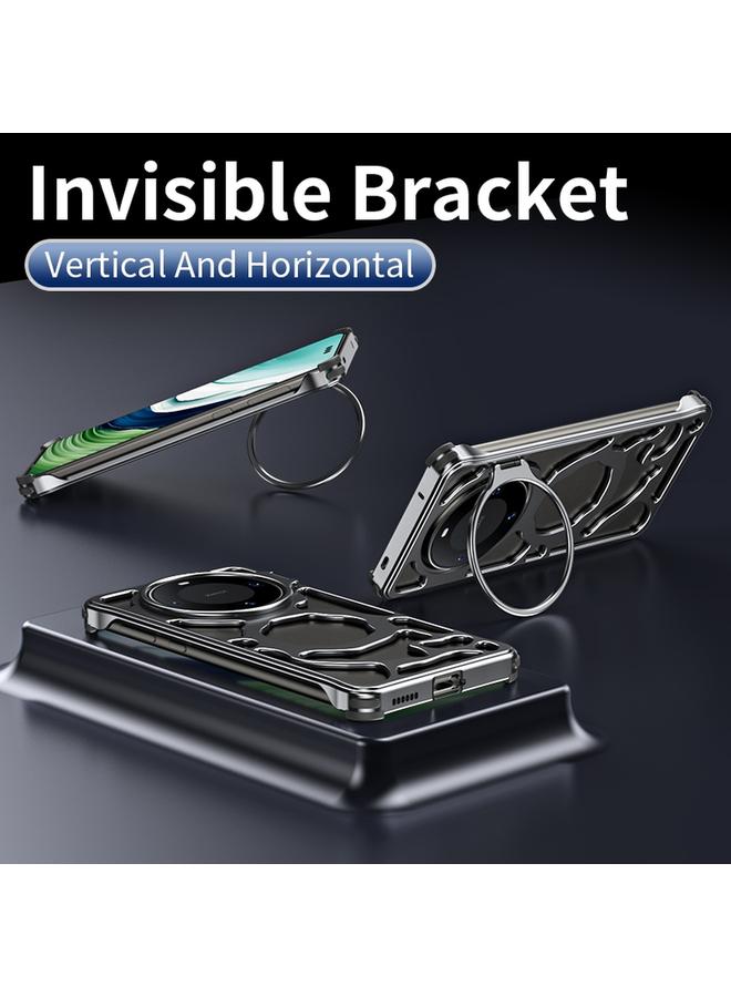 S-TOP Case For Huawei Mate 60 Pro+ Auspicious Cloud Series MagSafe Metal Phone Case with Bracket - Image 3