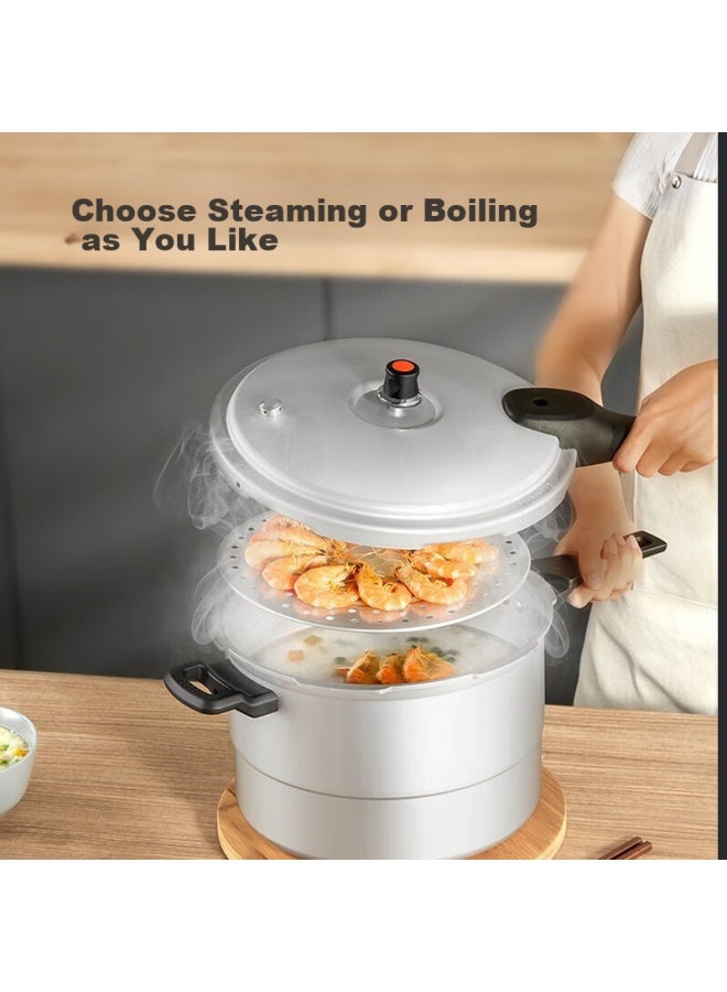 Supor Pressure Cooker, Helper, Aluminum Alloy, 22cm, Large Capacity For Home Use, -proof, High-pressure Cooker, Gas Stove Specific, Yh229da1 - Image 3