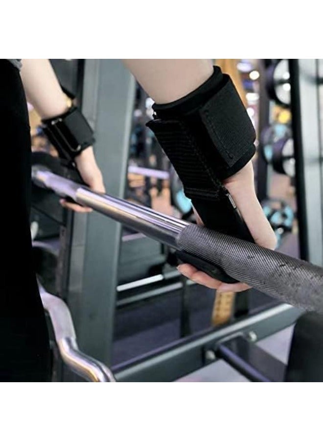Generic Heavy Duty Weight Lifting Aid Hooks Hand Straps Hand Grip Support Weight Lifting Grips Gym Gloves for Men Women (1 Pair) - Image 3