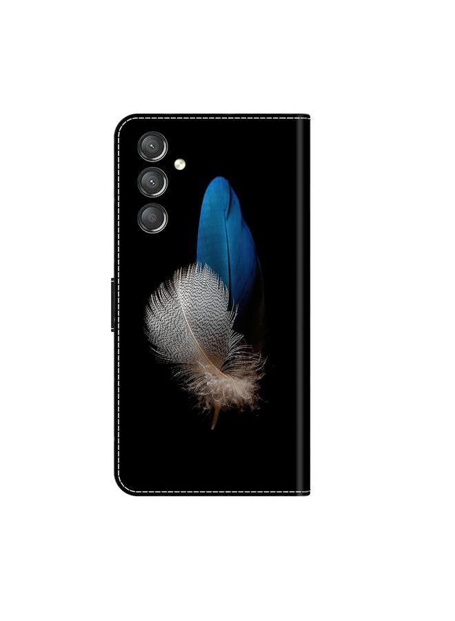 S-TOP Case For Samsung Galaxy A24 Crystal 3D Shockproof Protective Leather Phone Case - Image 3