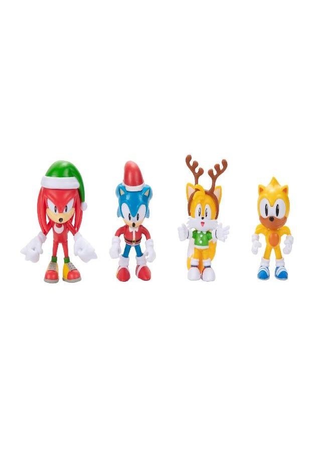 Sonic The Hedgehog - Sonic The Hedgehog Advent Calendar 2022 - 24 Surprises with Exclusive Collectible 2.5 Inch Holiday Action Figures! - Image 1