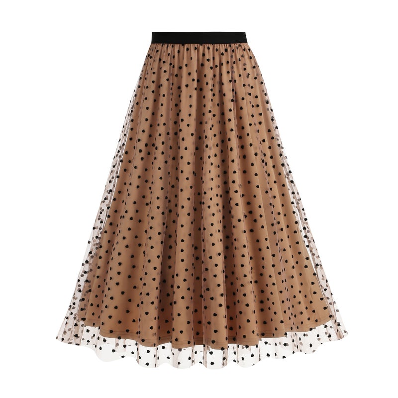 Polka Dot A-Line Dress - Image 5