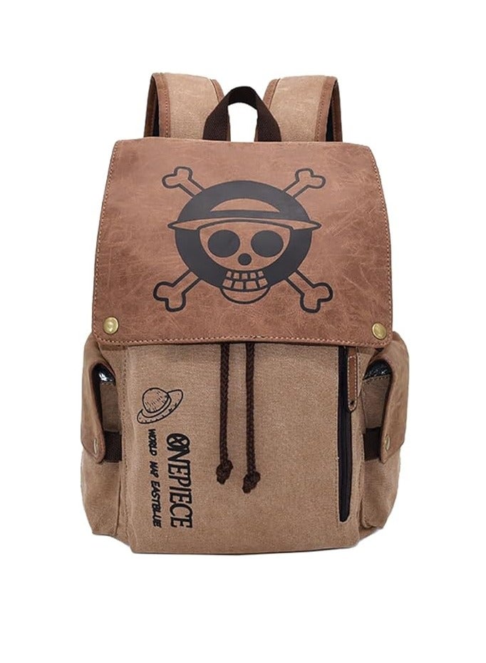 Anime One Piece Cosplay Backpack Luffy Straw Hat Pirate backpack - Image 1