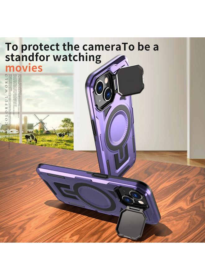 S-TOP Case For iPhone 13 Shield Frame Holder MagSafe Phone Case - Image 3