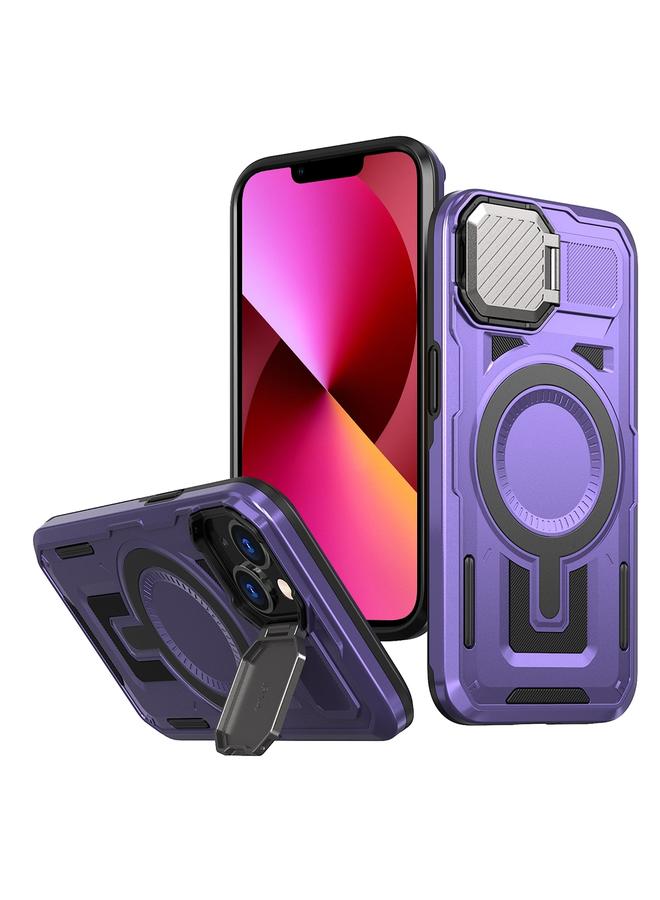 S-TOP Case For iPhone 13 Shield Frame Holder MagSafe Phone Case - Image 1