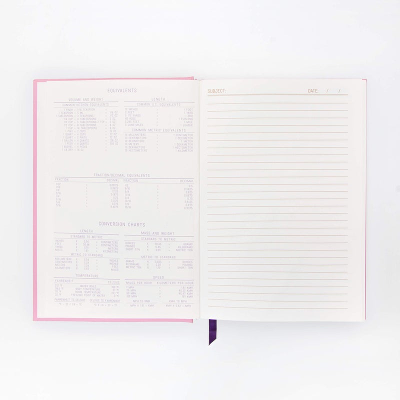 DesignWorks Ink 5.75" x 8.5" Bound Vintage Sass Notebook Journal with 240 Lined Pages and Ribbon Marker, Pink No Prob Llama - Image 3