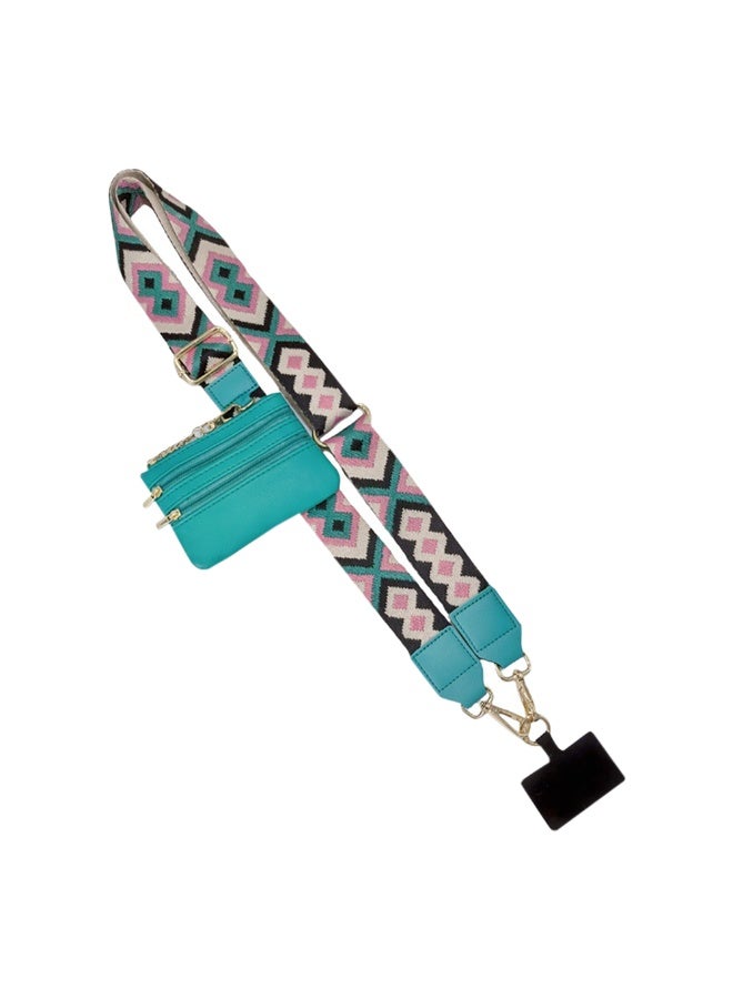 WYMECT Mobile phone strap can be replaced and disassembled, paired with a mobile phone lanyard for a coin purse - Image 2
