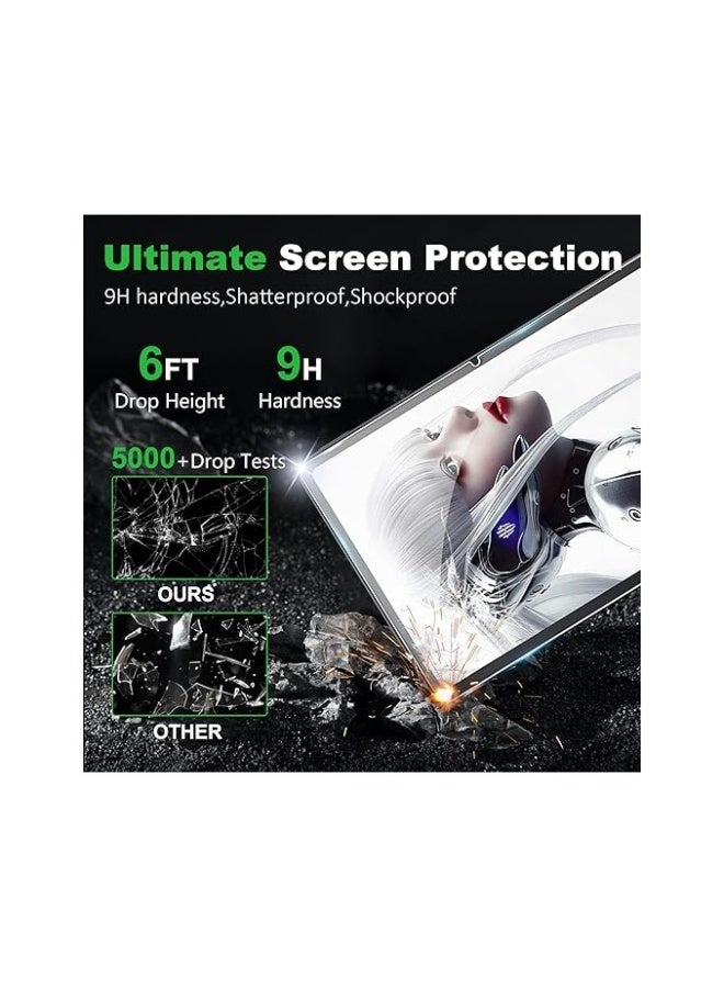 Screen Protector Compatible with ZTE Nubia Red Magic Gaming Pad Pro 10.9 inch 2024, 【2 Pack】 Anti-Scratch Anti-Fingerprint 9H Hardness HD Tempered Glass for Red Magic Gaming Pad Pro - Image 3