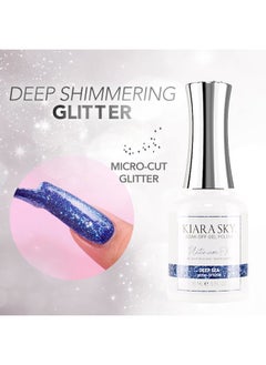 KIARA SKY Platinum FX Reflective Gel Polish 0.5 fl oz, Deep Sea  - Image 5