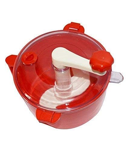 KERFORA 2in1 Automatic NonElectric Dough Maker Machine for Kitchen Atta Maker for Home Roti Preparation RED Pack of 1 - Image 3