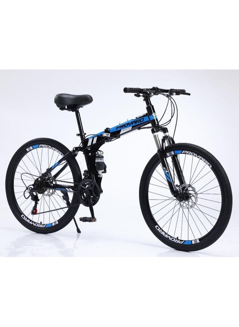 Pro Yard Road aluminum sports bike blue color - Image 3