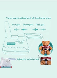 Baby High Chair with Tray 3 in 1 Foldable Portable Adjustable Height Toddler Dining Table Chair - pzsku/Z4C789C894419D66C19DDZ/45/_/1716256726/8e653d0c-d5ce-4297-8a81-540895c4d6a7