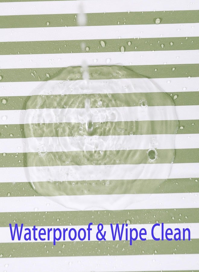 Walrus Round Vinyl Fitted Tablecloth with Flannel Backing Elastic Edge Design Table Cover Waterproof Oil-Proof PVC Table Cloth Stain-Resistant Best for 45"-56" Round - Image 5
