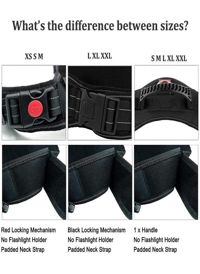 Set PET Large Size Very Strong Dog Harness, Service Dog Vest with Handle, Breathable and Adjustable Dog Harness, Dog Vest Harness for Training, Hunting, W - Image 4