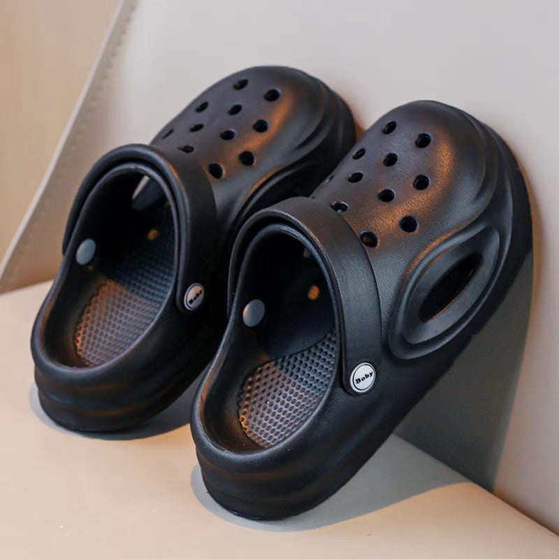 Summer Children'S Clogs For Boys And Girls, Indoor And Outdoor Wear, Children'S Slippers, Non-Slip Girls' Closed-Toe New Baby Slippers - Image 5