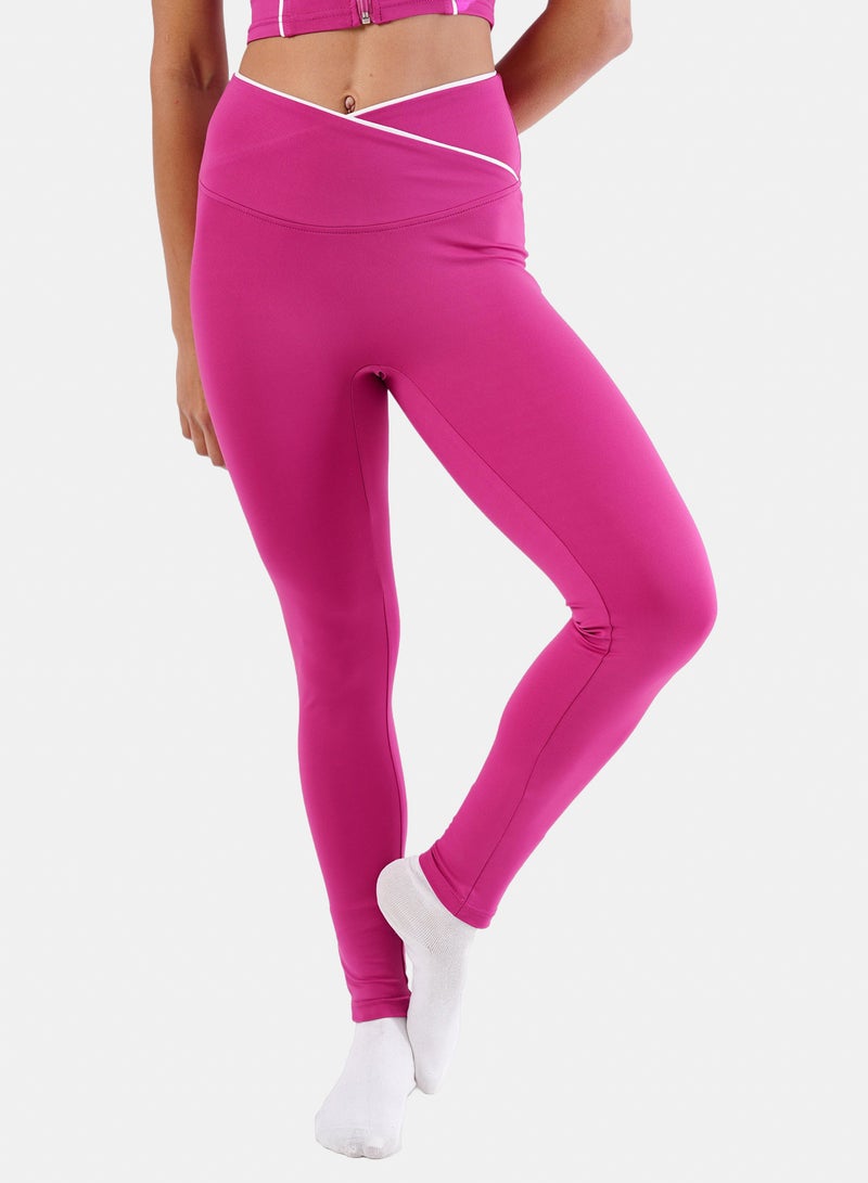 cloud Move Piped Crossover Leggings - Image 1