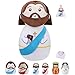 LeYoHa Christian Jesus Stuffed Bible Plush Classic Religious Savior My Friend Jesus Plush Doll Toys with Smile Religious Party Favors Gift for Kids 10 Inch - Image 2