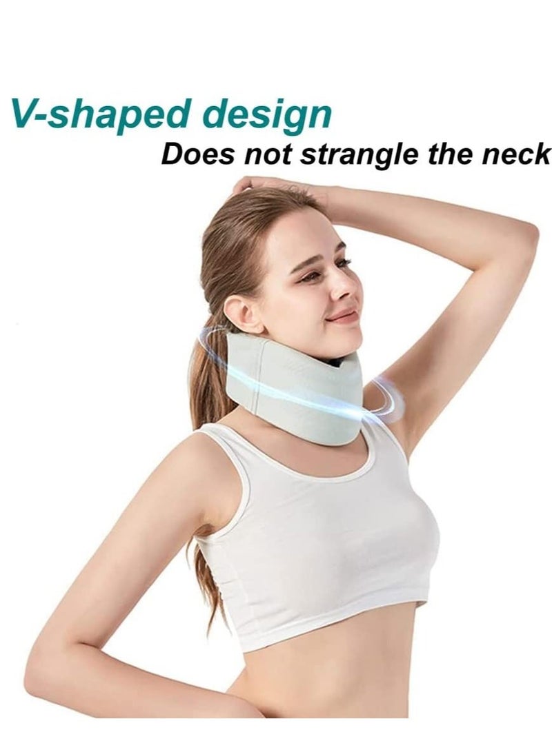 Womdee Soft Foam Neck Brace Universal Cervical Collar, Womdee Adjustable Neck Support Brace for Sleeping and Working ,Studying, Tiktok Live - Relieves Neck Pain and Spine Pressure (L) - Image 3