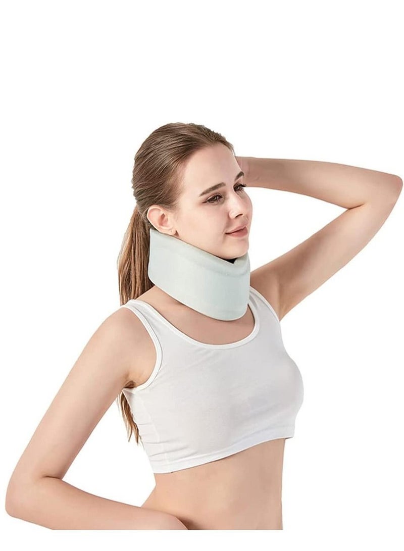 Womdee Soft Foam Neck Brace Universal Cervical Collar, Womdee Adjustable Neck Support Brace for Sleeping and Working ,Studying, Tiktok Live - Relieves Neck Pain and Spine Pressure (L) - Image 2