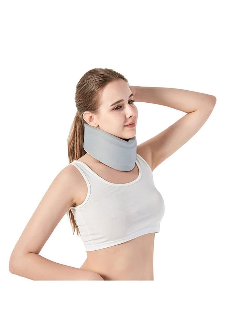 Womdee Soft Foam Neck Brace Universal Cervical Collar, Womdee Adjustable Neck Support Brace for Sleeping and Working ,Studying, Tiktok Live - Relieves Neck Pain and Spine Pressure (L) - Image 1